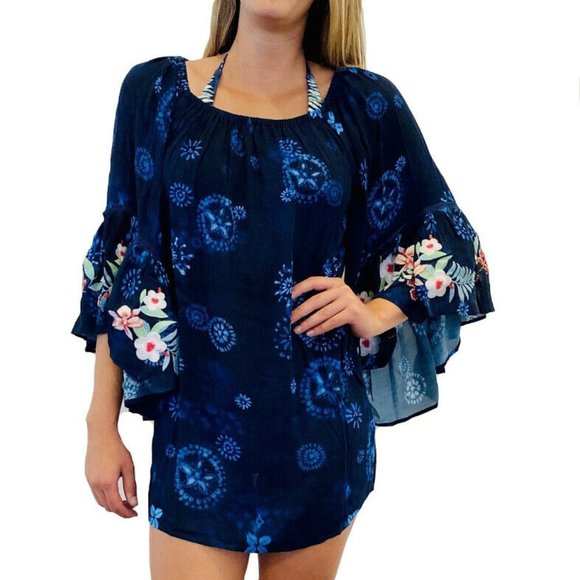 Johnny Was Annia Off The Shoulder Cover Up - CSW2120-H